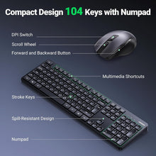 UGREEN Wireless Keyboard And Mouse Combo