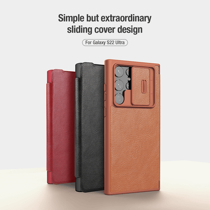 Nillkin Qin Pro Series Leather case for Samsung Galaxy S22 Ultra