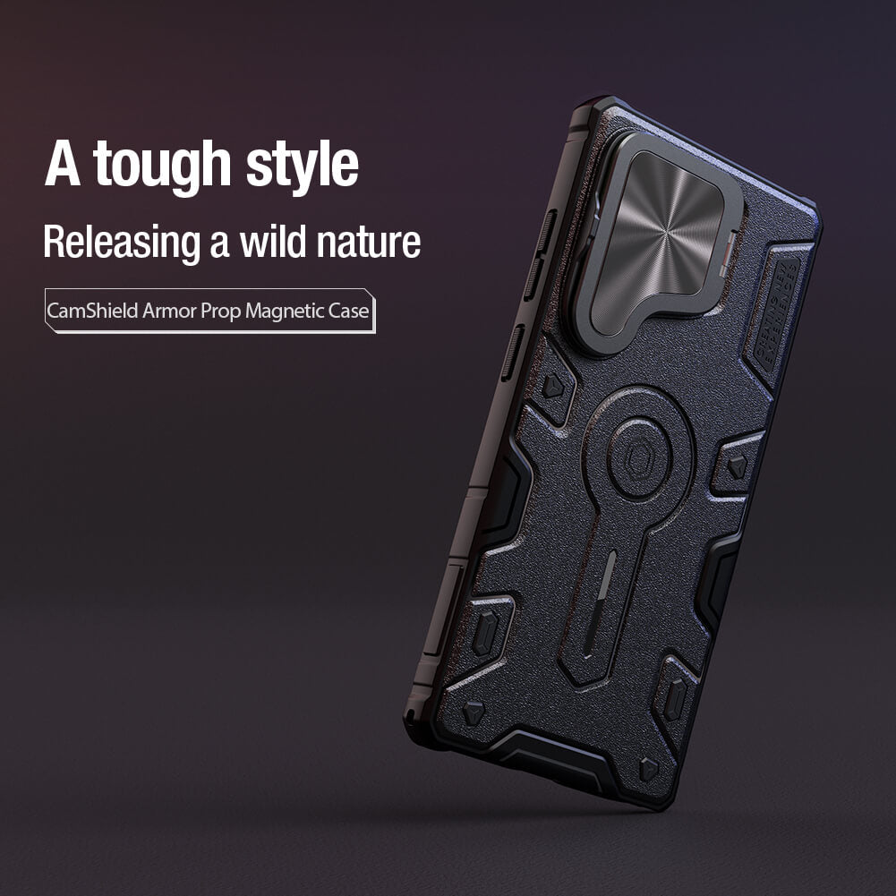 Nillkin CamShield Armor Prop Magnetic camera protective case for Samsung Galaxy S25 Ultra