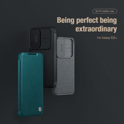 Nillkin Qin Pro Plain Leather + Cloth case for Samsung Galaxy S22 Plus