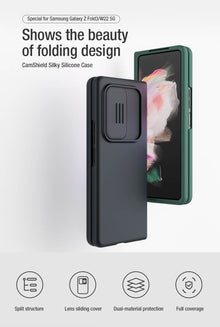 Nillkin CamShield Silky silicon case for Samsung Galaxy Z Fold 3