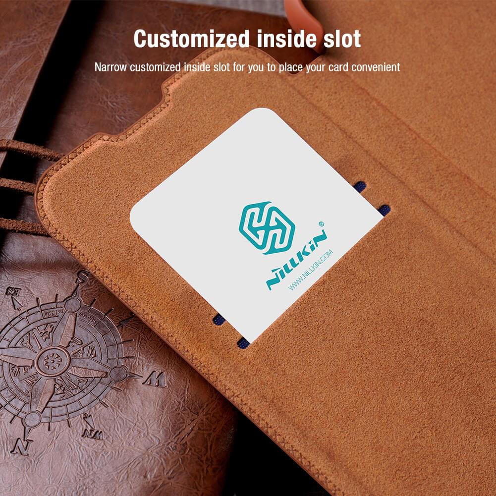 Nillkin Qin Pro Plain Leather + Cloth case for Samsung Galaxy S22 Plus