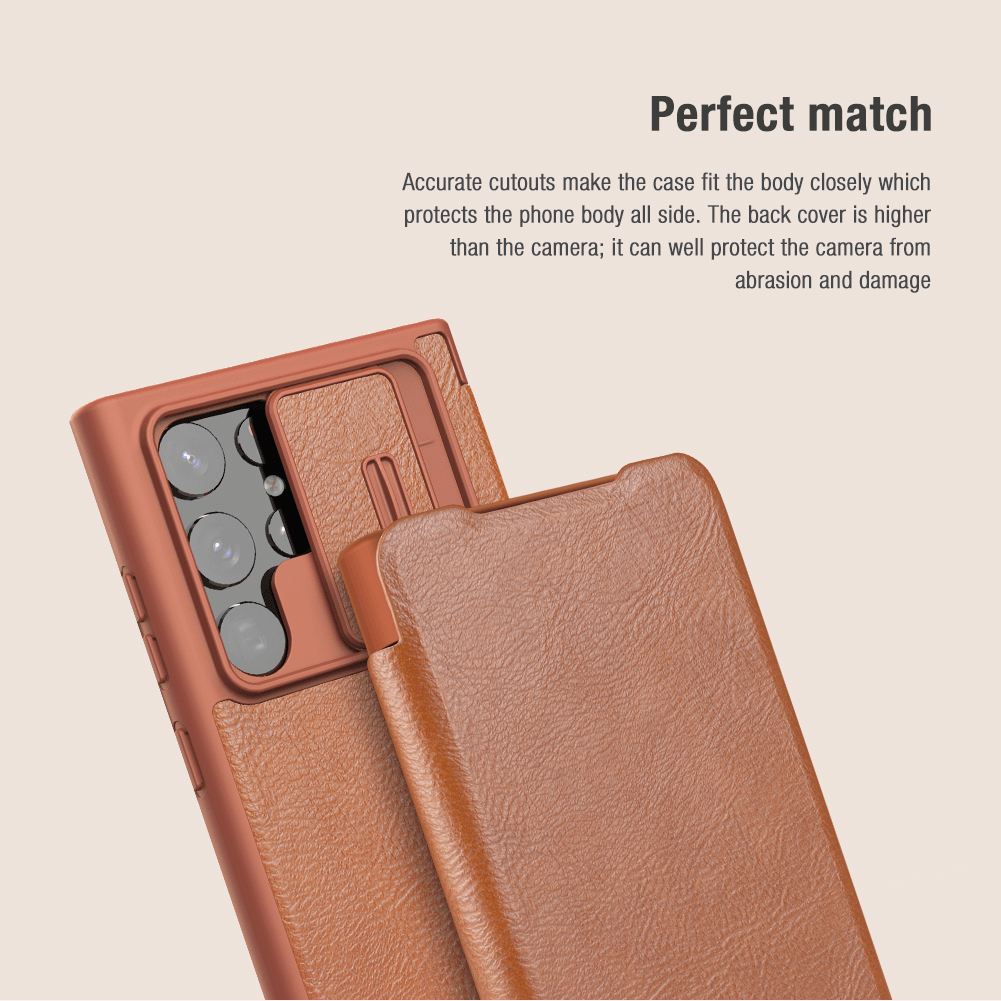 Nillkin Qin Pro Series Leather case for Samsung Galaxy S22 Ultra