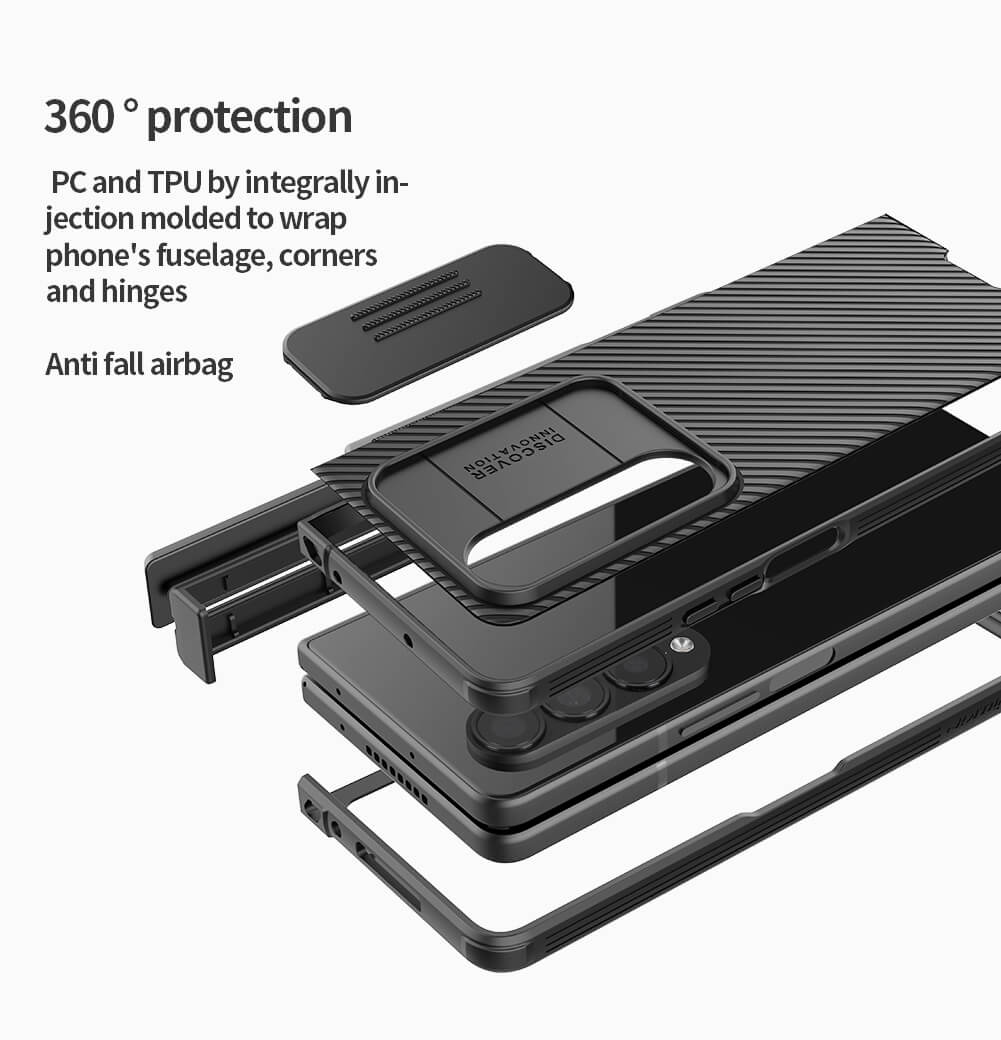 Nillkin Camshield Fold Bracket Version Camera protective cover case for Samsung Galaxy Z Fold 5