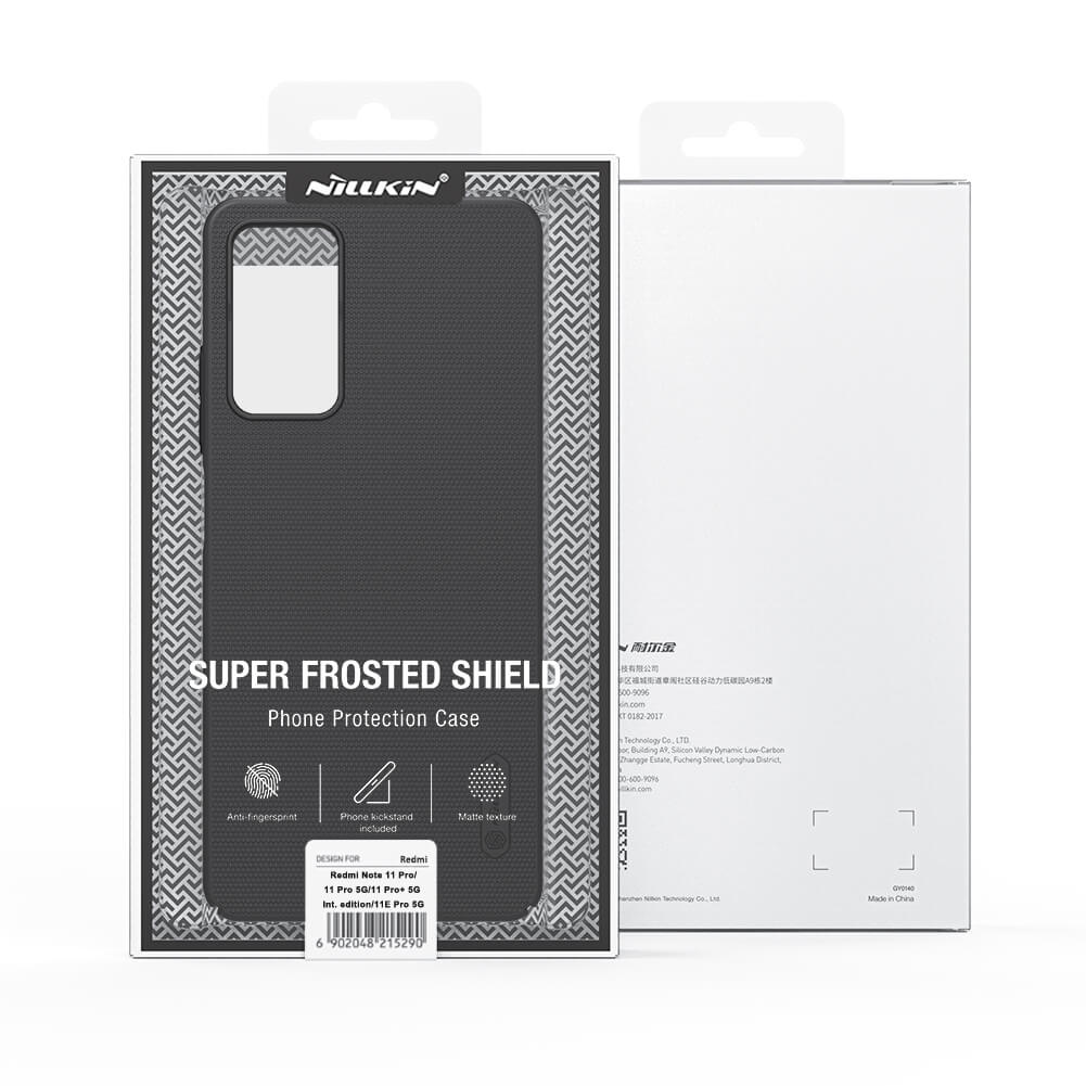 Nillkin Super Frosted Shield Matte cover case for Xiaomi Redmi Note 12 Pro 4G, Xiaomi Redmi Note 11 Pro 4G, Redmi Note 11 Pro 5G