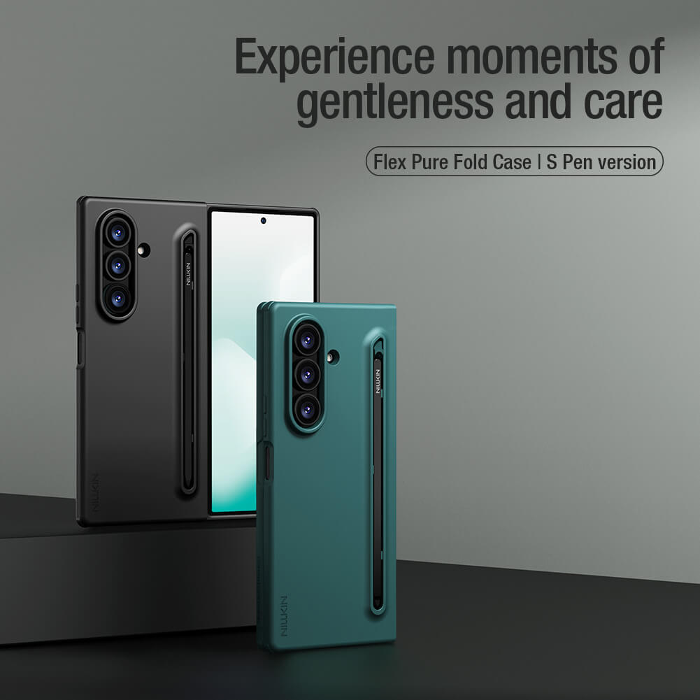 Nillkin Flex Pure Fold S-Pen Version protective cover case for Samsung Galaxy Z Fold7 (Fold 7 5G), Samsung W26