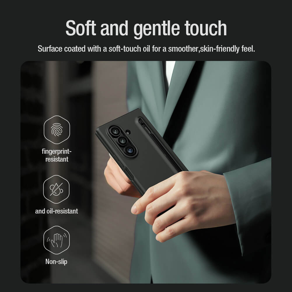 Nillkin Flex Pure Fold S-Pen Version protective cover case for Samsung Galaxy Z Fold7 (Fold 7 5G), Samsung W26