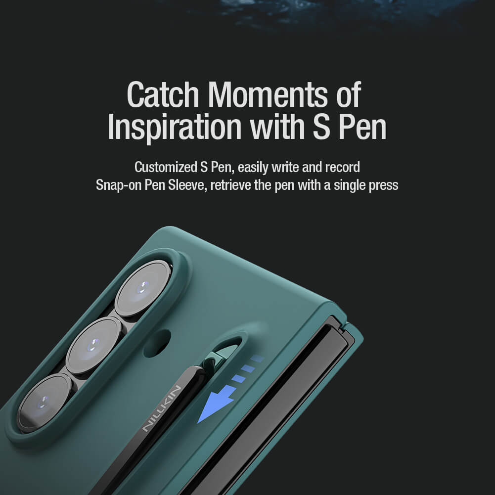 Nillkin Flex Pure Fold S-Pen Version protective cover case for Samsung Galaxy Z Fold7 (Fold 7 5G), Samsung W26