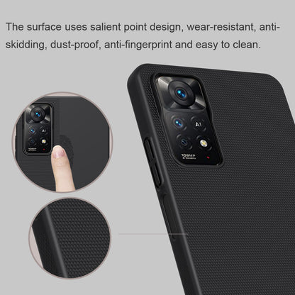 Nillkin Super Frosted Shield Matte cover case for Xiaomi Redmi Note 12 Pro 4G, Xiaomi Redmi Note 11 Pro 4G, Redmi Note 11 Pro 5G