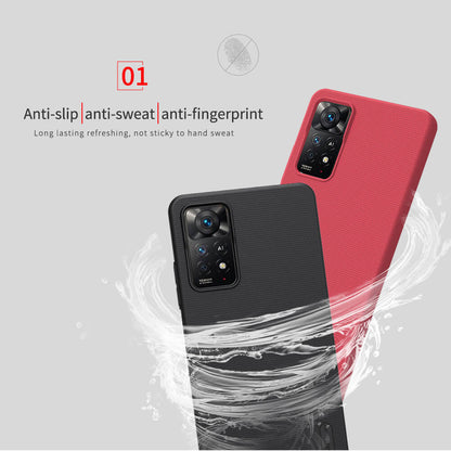 Nillkin Super Frosted Shield Matte cover case for Xiaomi Redmi Note 12 Pro 4G, Xiaomi Redmi Note 11 Pro 4G, Redmi Note 11 Pro 5G