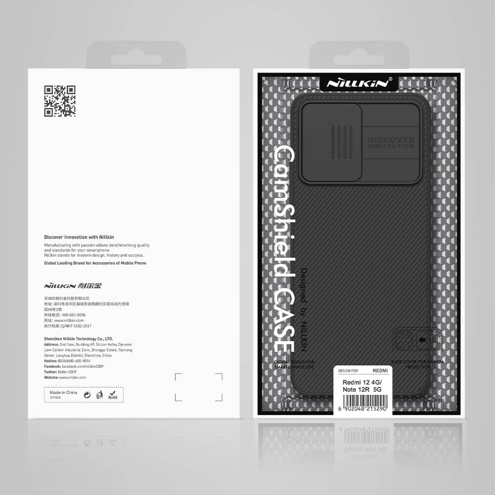 Nillkin CamShield cover case for Xiaomi Redmi 12 4G, 5G, Redmi Note 12R 5G