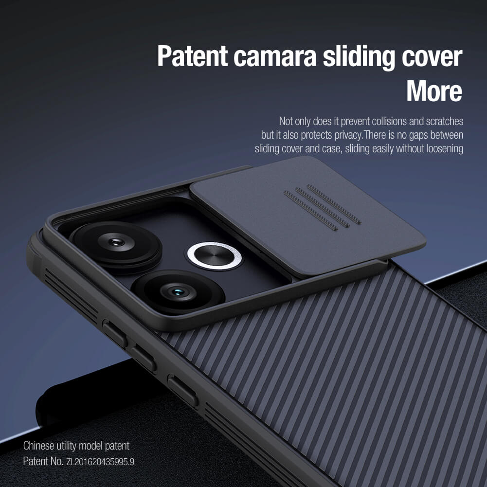 Nillkin CamShield Pro cover case for Xiaomi Redmi Turbo 3, Xiaomi Poco F6