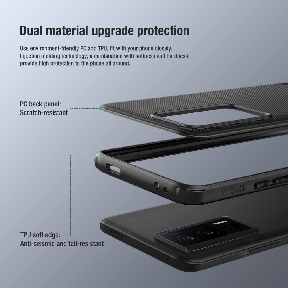 Nillkin Super Frosted Shield Pro Matte cover case for Xiaomi Redmi K60, Redmi K60 Pro, Xiaomi Poco F5 Pro