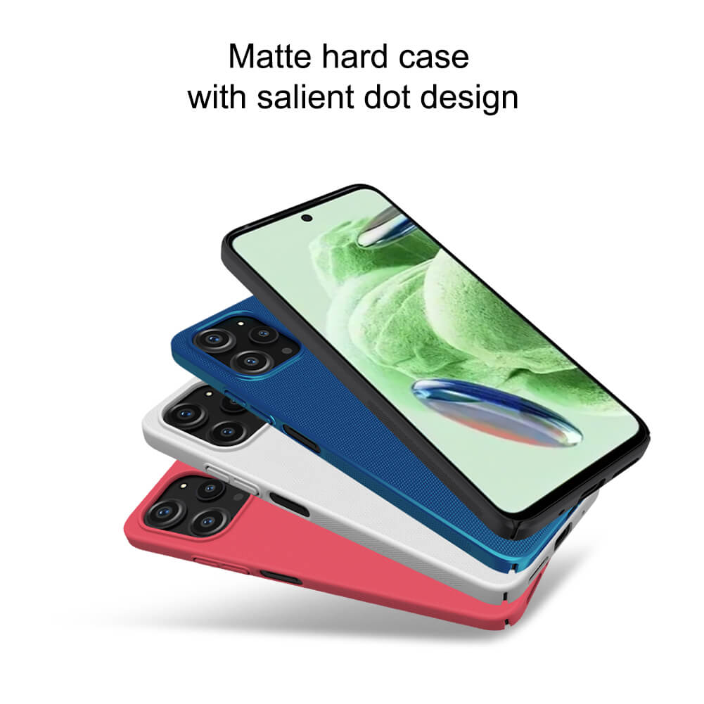 Nillkin Super Frosted Shield Matte cover case for Xiaomi Redmi 12 4G, 5G, Redmi Note 12R 5G