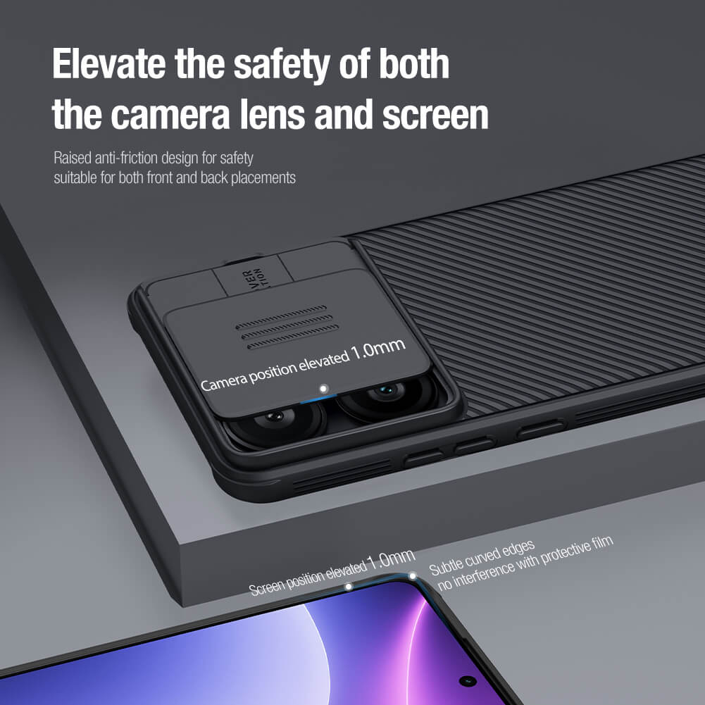 Nillkin CamShield Pro cover case for Xiaomi Redmi Turbo 3, Xiaomi Poco F6