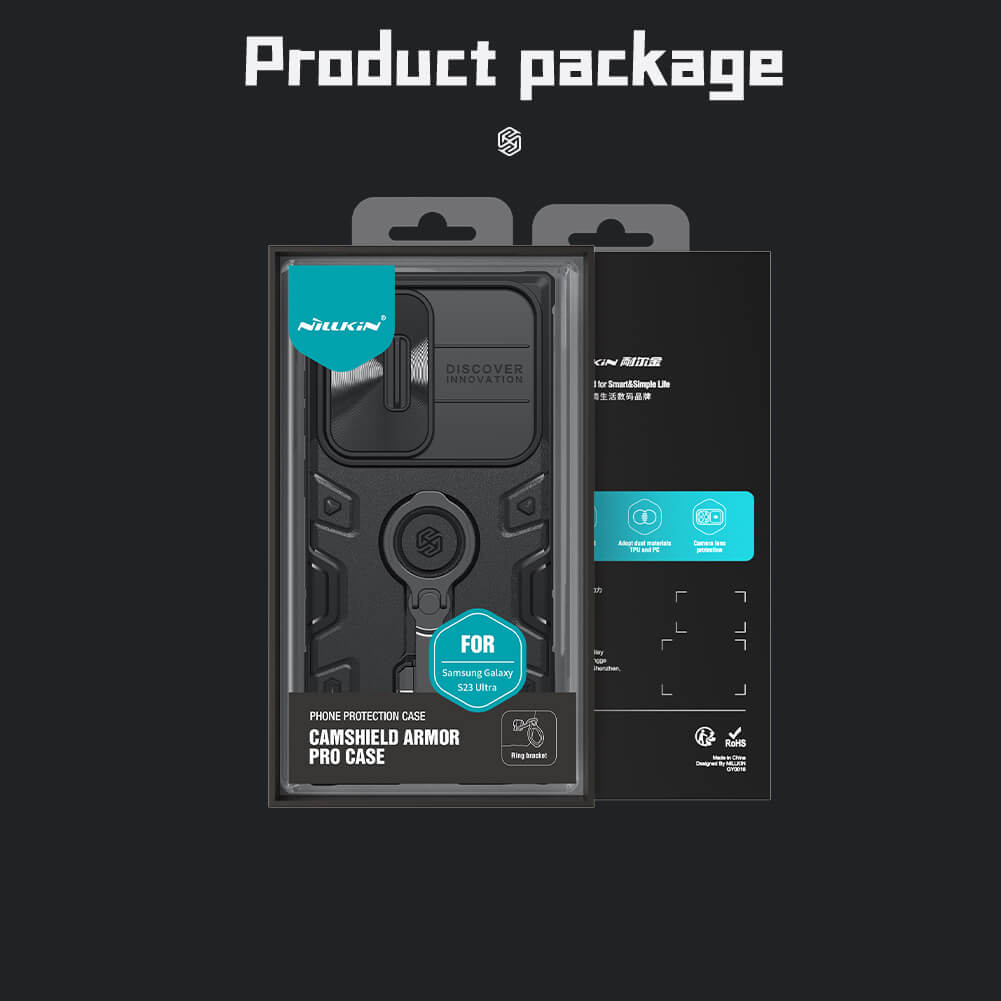 Nillkin CamShield Armor Pro case for Samsung Galaxy S23 Ultra