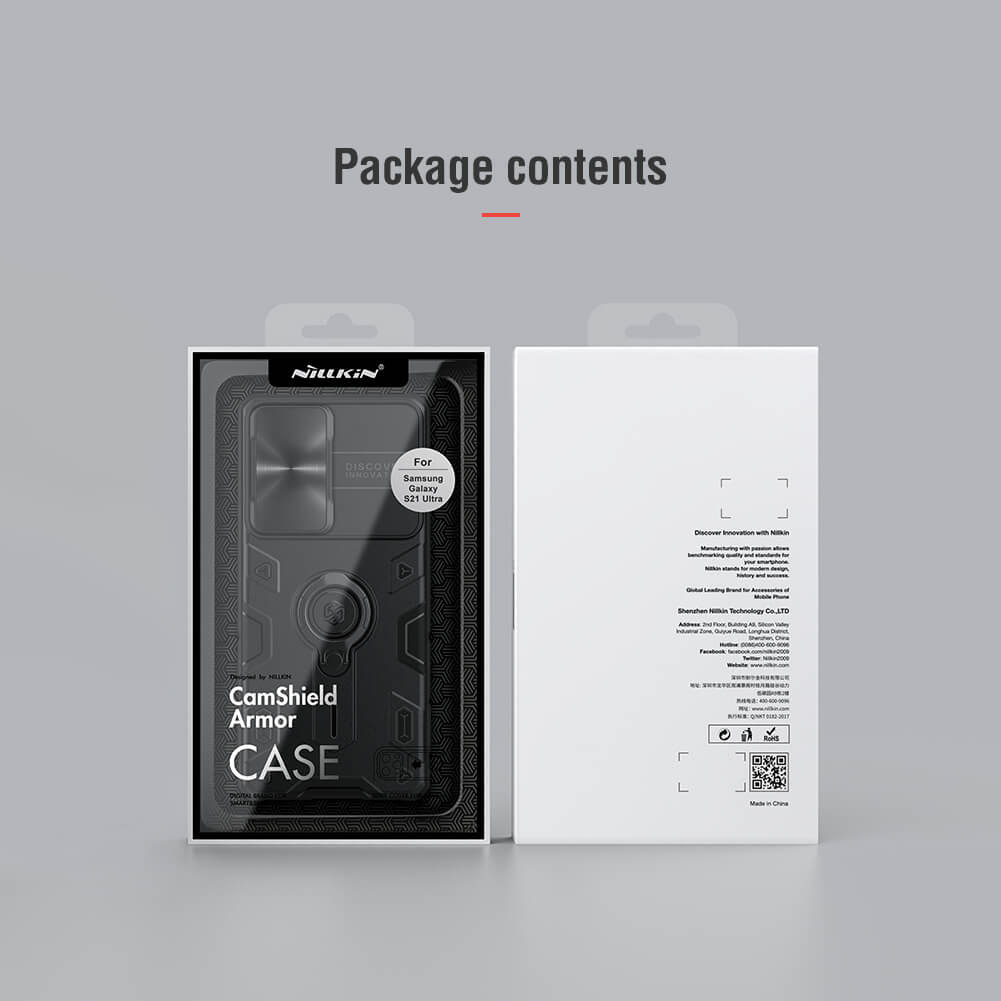 Nillkin CamShield Armor case for Samsung Galaxy S21 Ultra (S21 Ultra 5G)