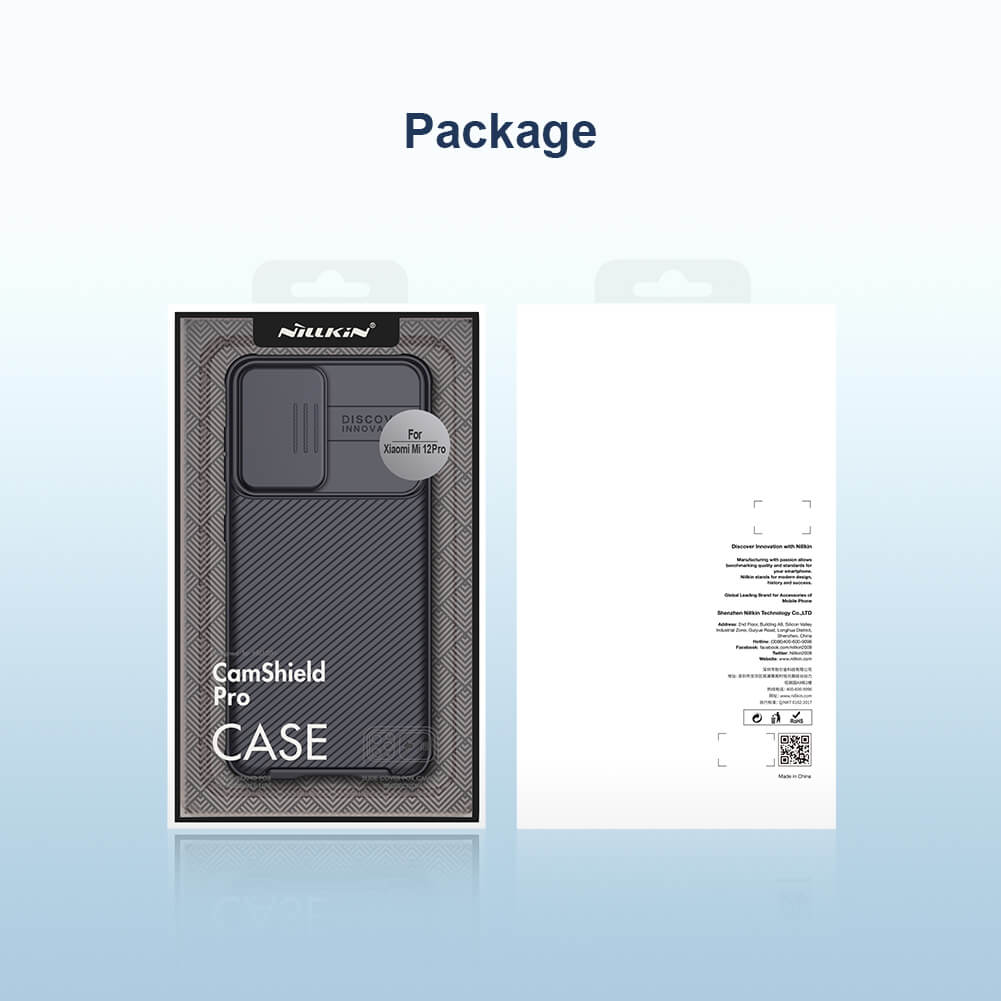 Nillkin CamShield Pro cover case for Xiaomi 12 Pro, Xiaomi 12S Pro