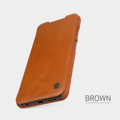 Nillkin Qin Series Leather case for Xiaomi Pocophone X3 NFC (Poco X3 NFC), Poco X3 Pro