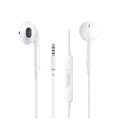 WiWU EB101 Earphone 3.5mm Audio Jack Wired Earphone