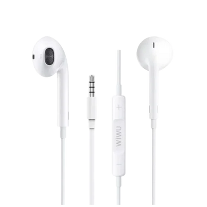 WiWU EB101 Earphone 3.5mm Audio Jack Wired Earphone