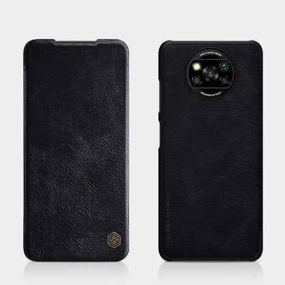 Nillkin Qin Series Leather case for Xiaomi Pocophone X3 NFC (Poco X3 NFC), Poco X3 Pro