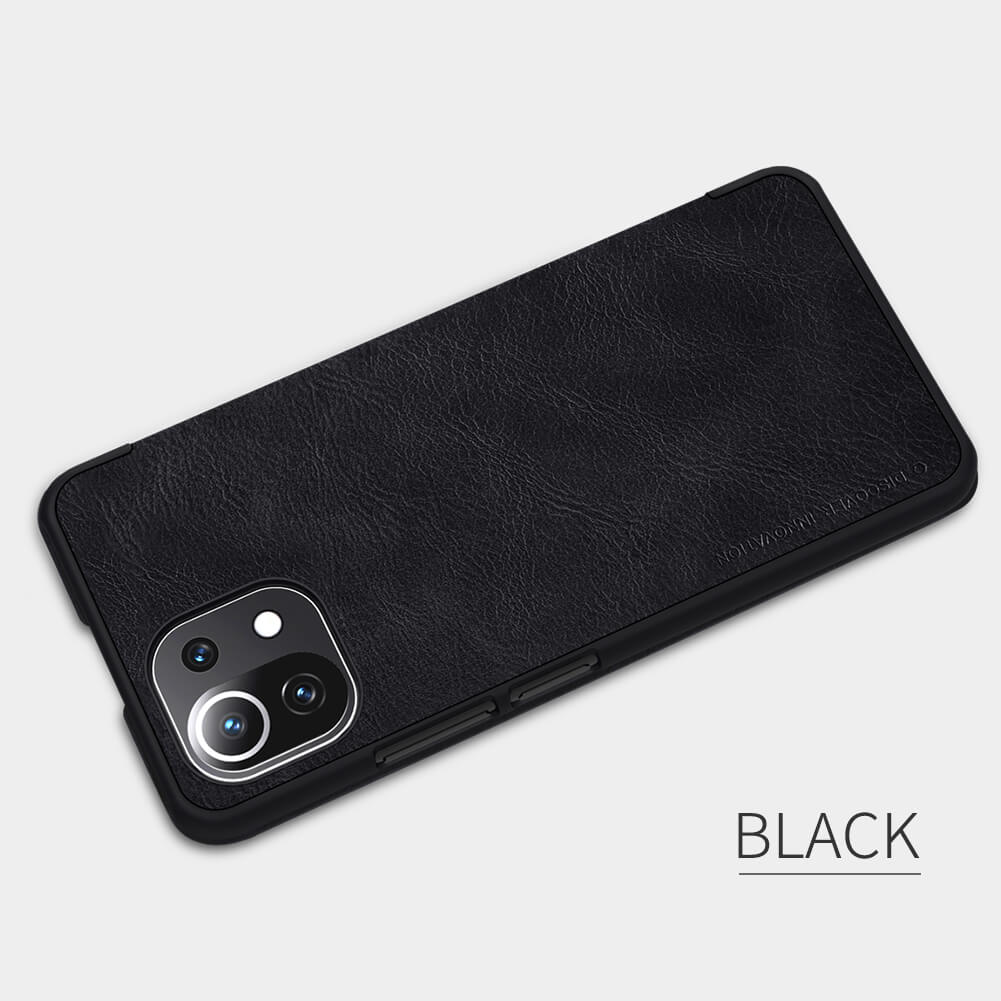 QIN Leather Case For Mi 11 Lite