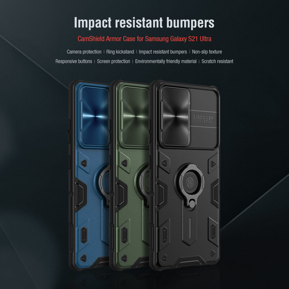 Nillkin CamShield Armor case for Samsung Galaxy S21 Ultra (S21 Ultra 5G)