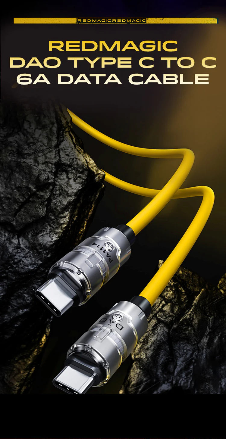 REDMAGIC DAO Type C to C 6A Data Cable