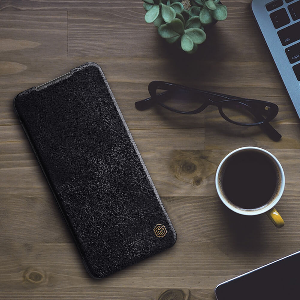 Nillkin Qin Series Leather case for Xiaomi Pocophone X3 NFC (Poco X3 NFC), Poco X3 Pro