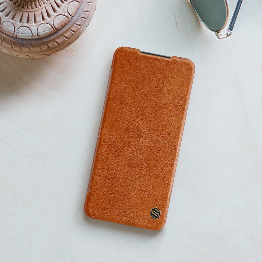 Nillkin Qin Series Leather case for Xiaomi Pocophone X3 NFC (Poco X3 NFC), Poco X3 Pro