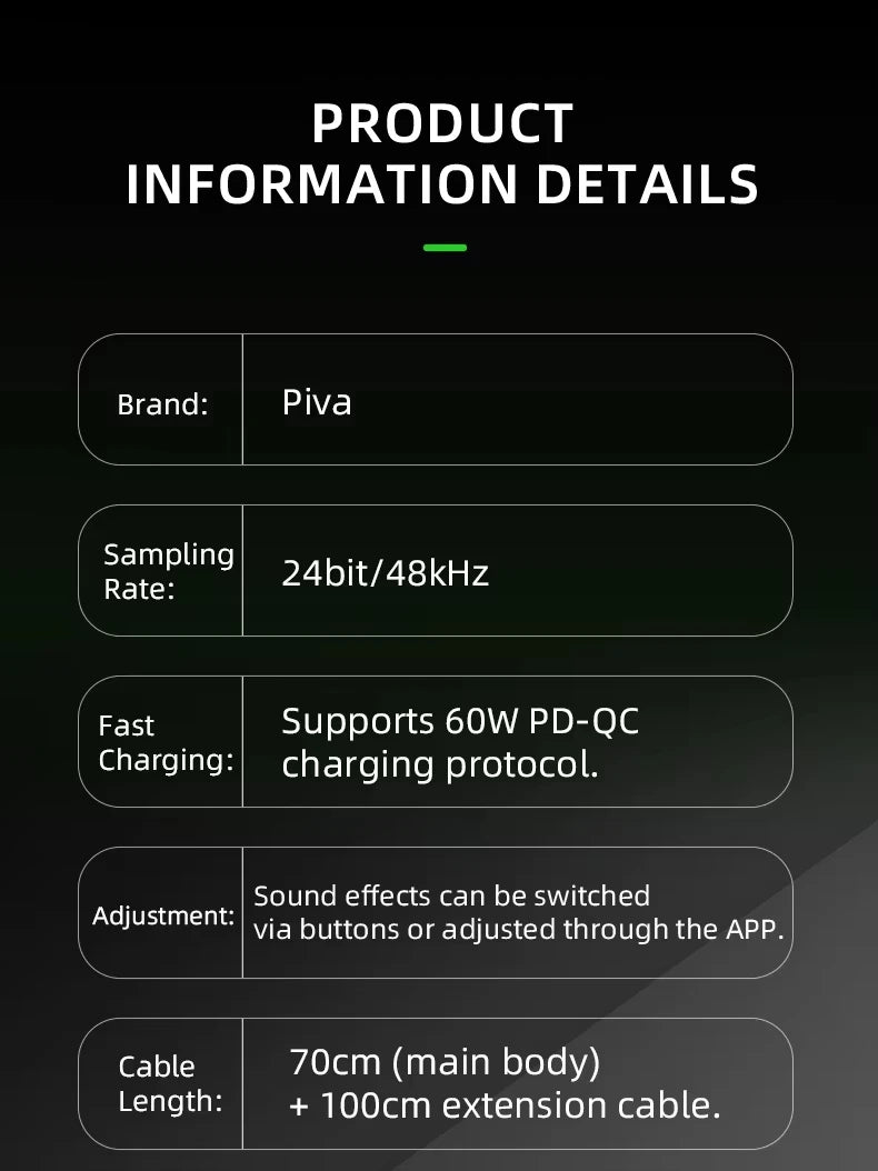 PIVA GS20 Virtual 7.1 Channel 360