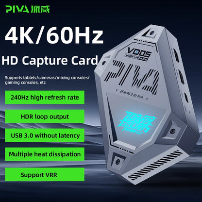 PIVA VD05 Capture Card (Live Streaming 4K 60Hz)