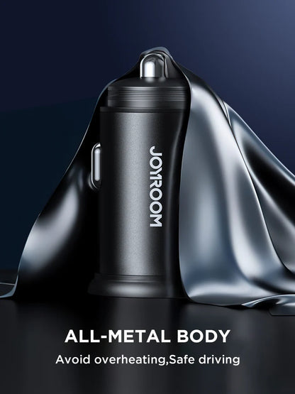 JOYROOM JR-CCN03 2USB 24W 2USB mini Metal Car Charger