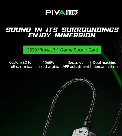 PIVA GS20 Virtual 7.1 Channel 360