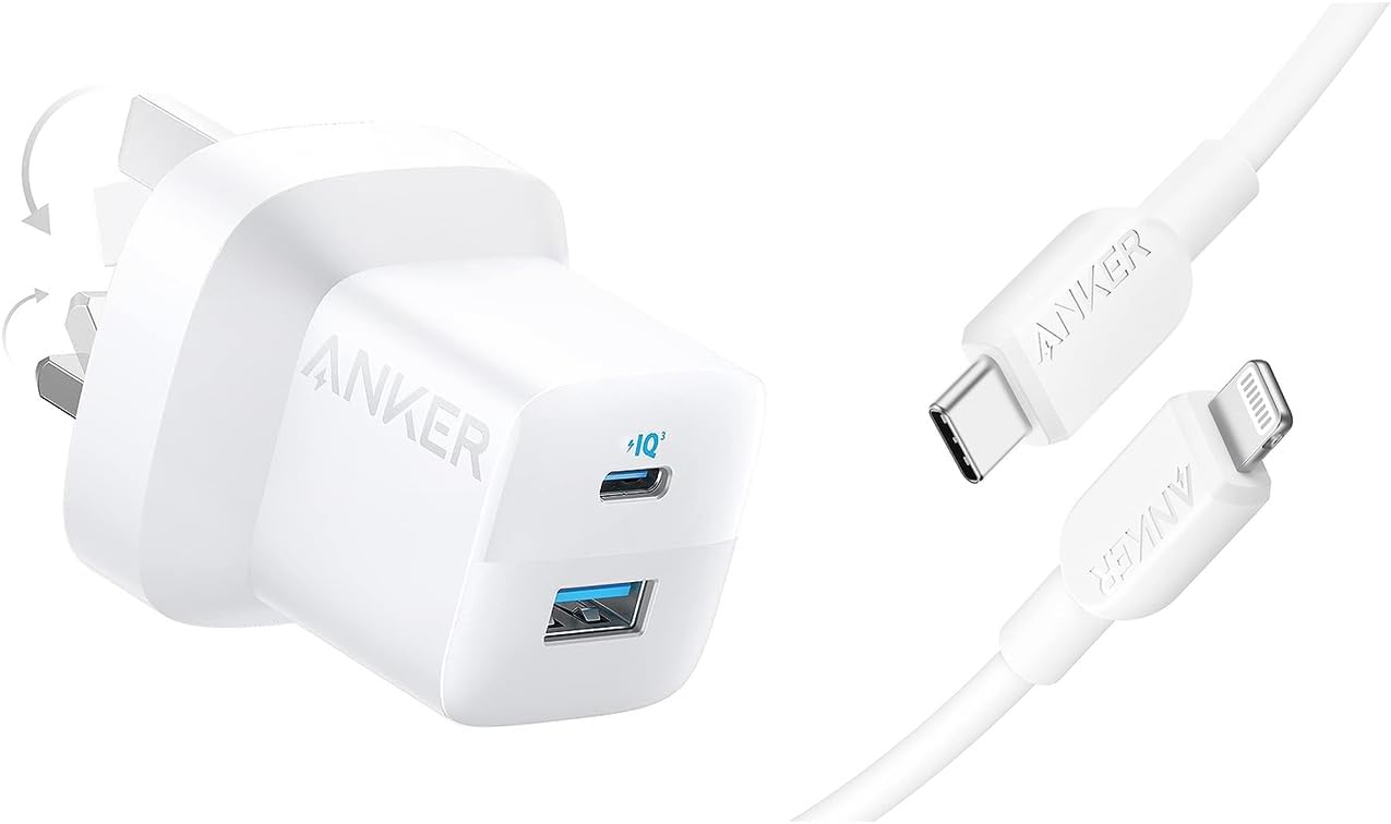 Anker 323 Charger (33W) With Cable Type C To Type C 3 Ft