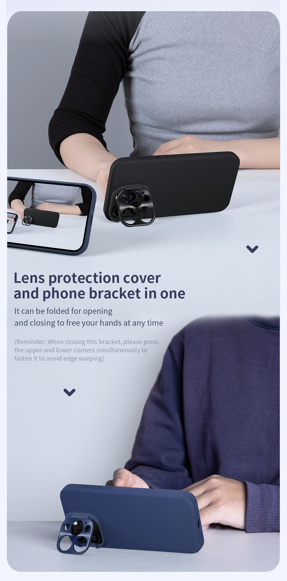 Nillkin Lens Wing Magnetic fashion case for Apple iPhone 15 Pro Max