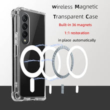 Clear Magnetic Case For Samsung Galaxy Z Fold 4