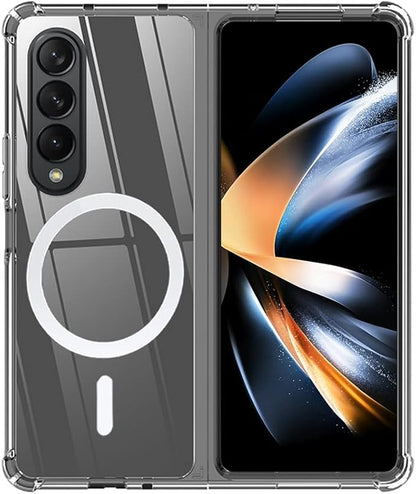 Clear Magnetic Case For Samsung Galaxy Z Fold 4
