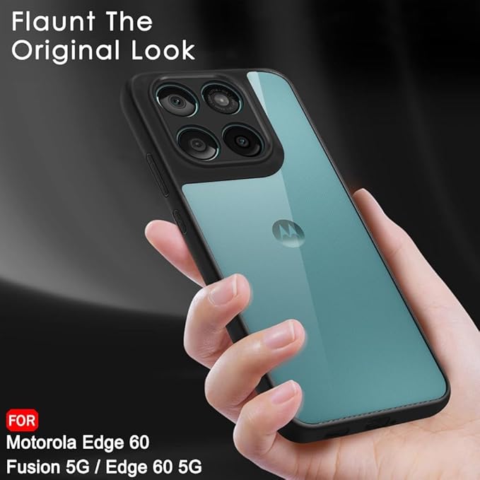 clear case with fram for moto eddge 60 fusion