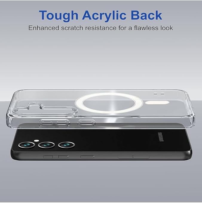 magnatic clear case for samsung s25 plus
