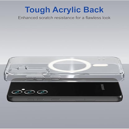magnatic clear case for samsung s25 plus