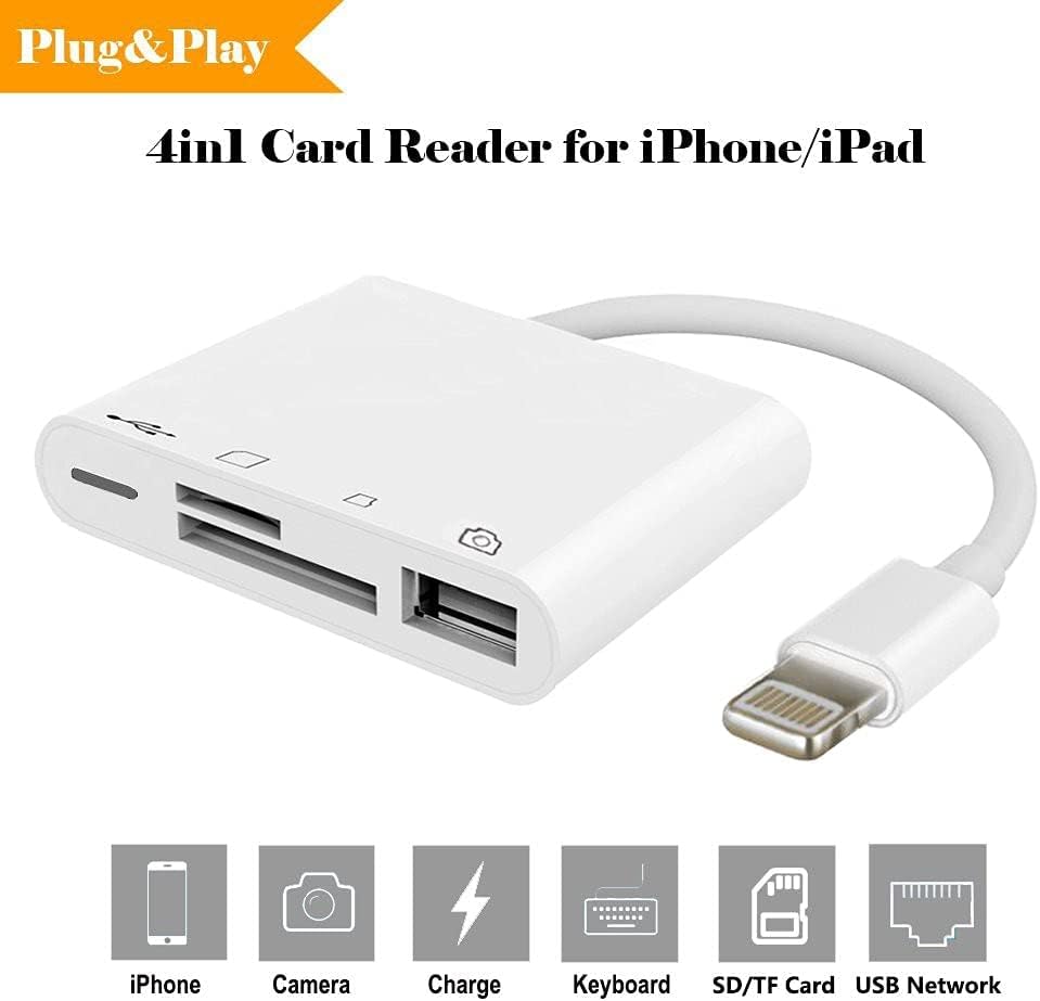 Yesido OTG Adapter Dual Lightning To TF SD USB