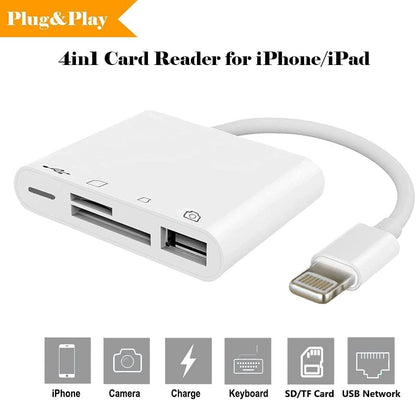 Yesido OTG Adapter Dual Lightning To TF SD USB