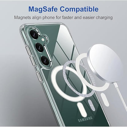 magnatic clear case for samsung s25 plus