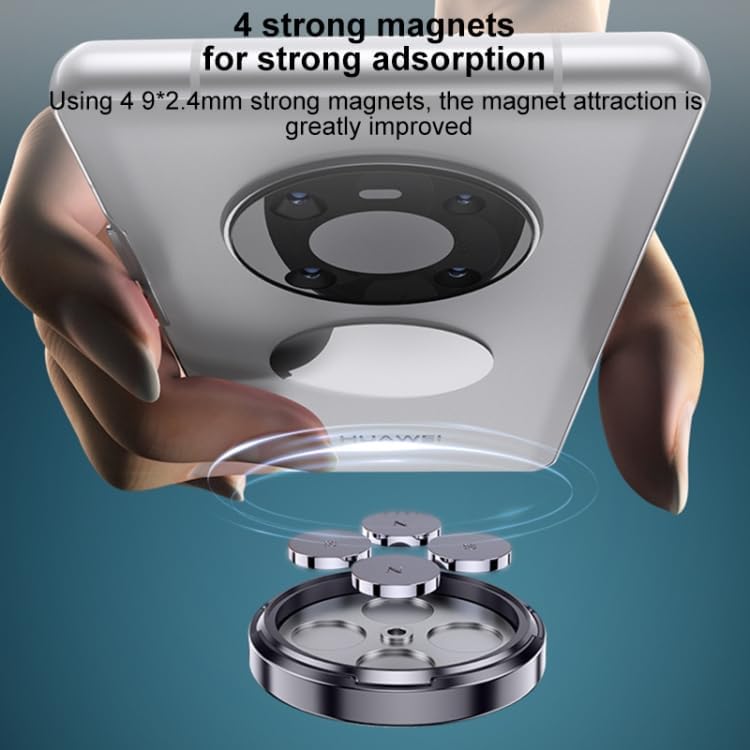 Yesido Magnet Holder Zinc Alloy Circular Storng Magnet Phone Bracket