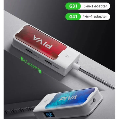 PIVA G41 4‑in‑1 Type‑C Game Adapter