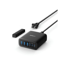 Anker 6 Ports Multi-Device Fast Charging (112.6 Ports , Gan )