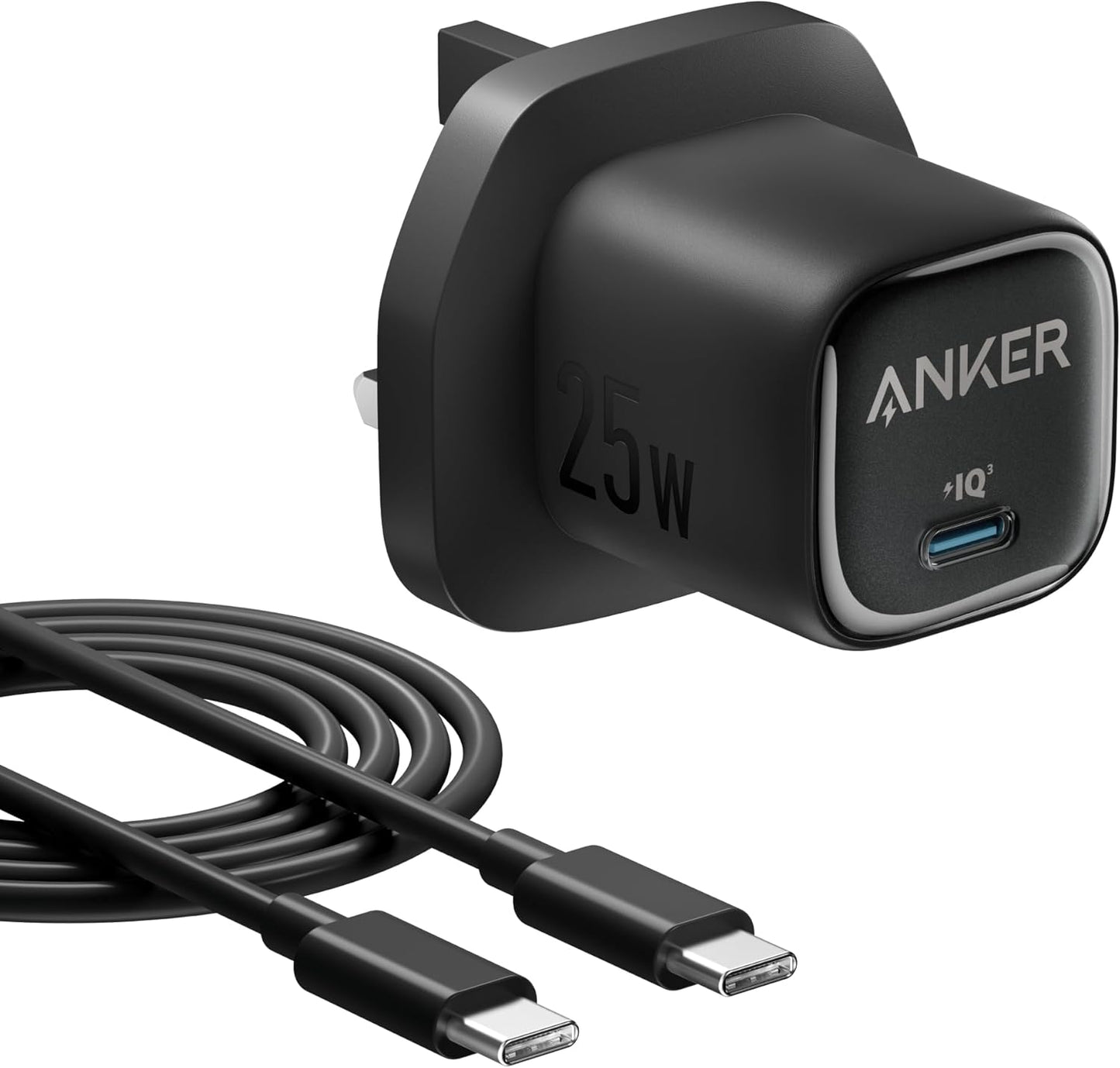 Anker 25W Compact Fast Charger with USB-C Cable