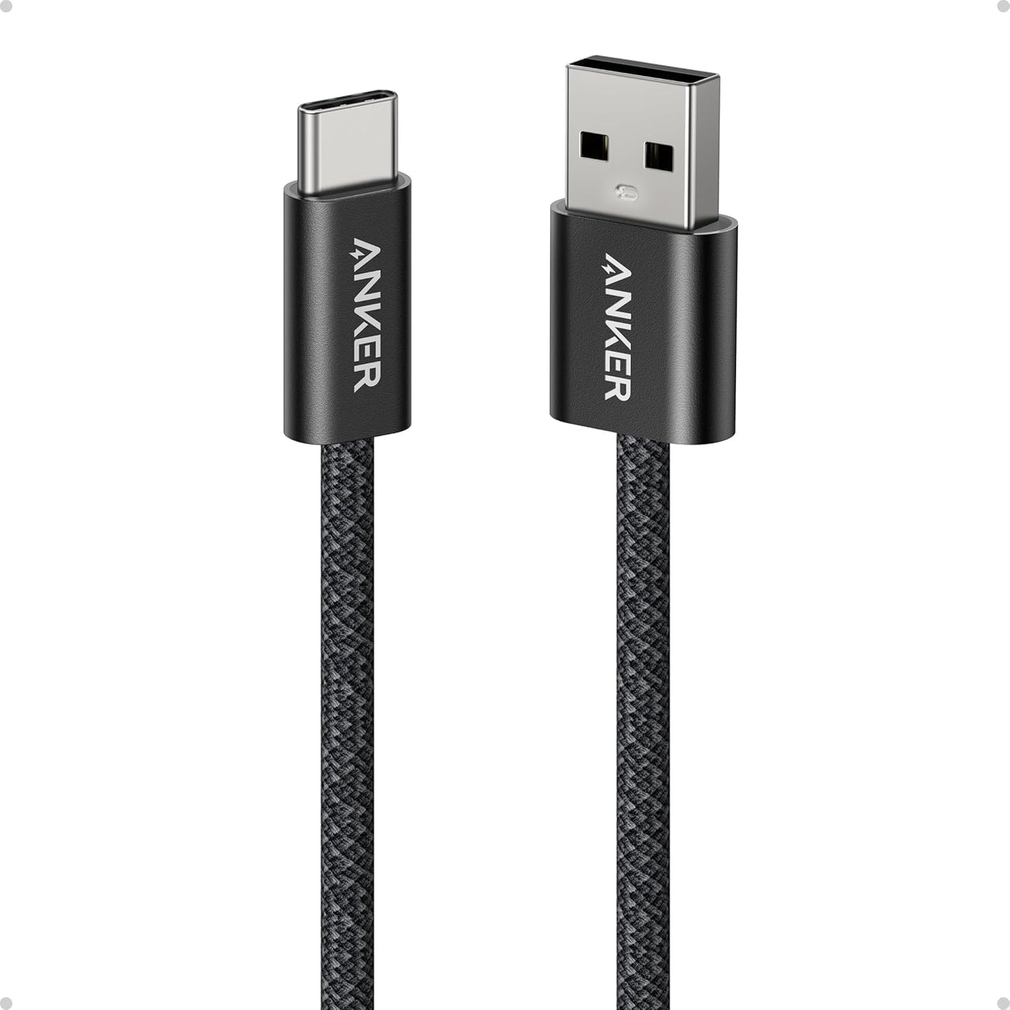 ANKER Zolo USB A to USB C Fast Charging 3ft/0.9m Cable